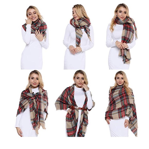 NEW DORA BRIDAL BLUSH BLANKET SCARF - Picture 6 of 6